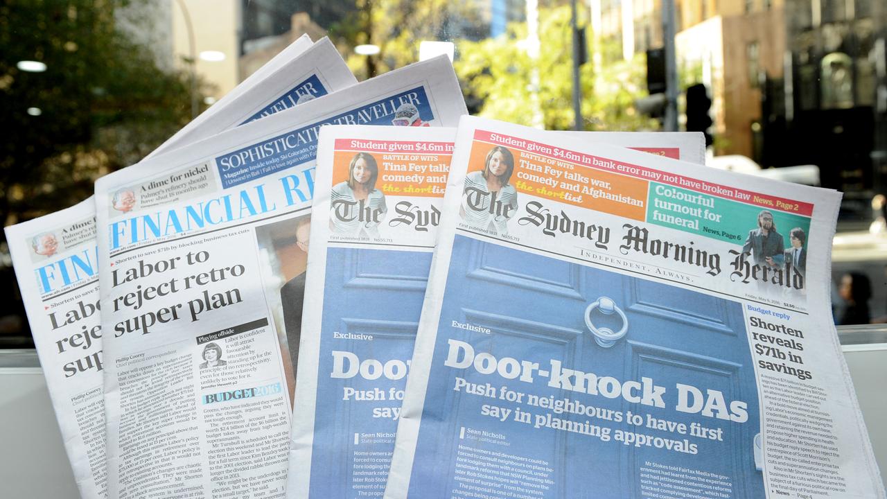 SMH, Australian Financial Review