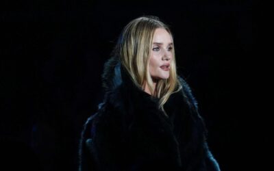 Burberry’s winter show evokes a rainy London night out