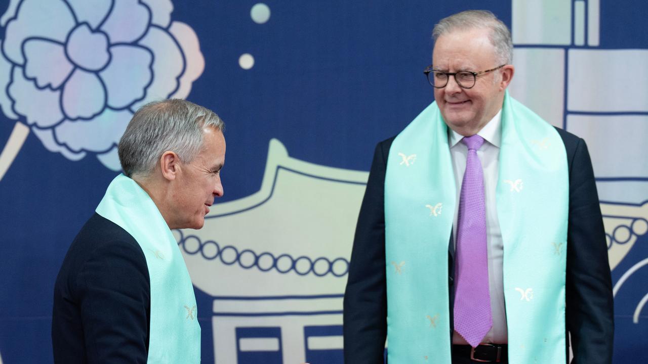 Mark Carney and Anthony Albanese