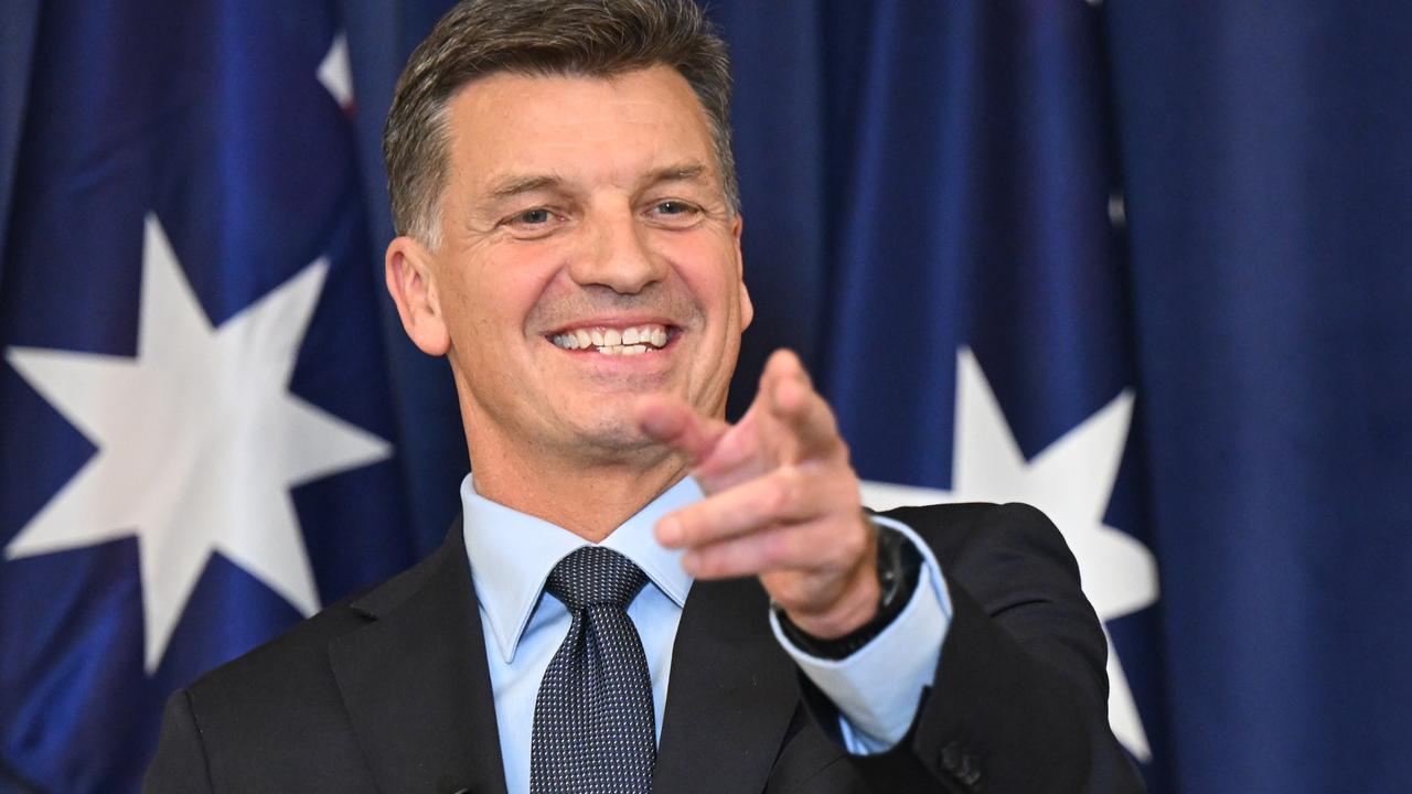 Newly elected Leader of the Opposition Angus Taylor