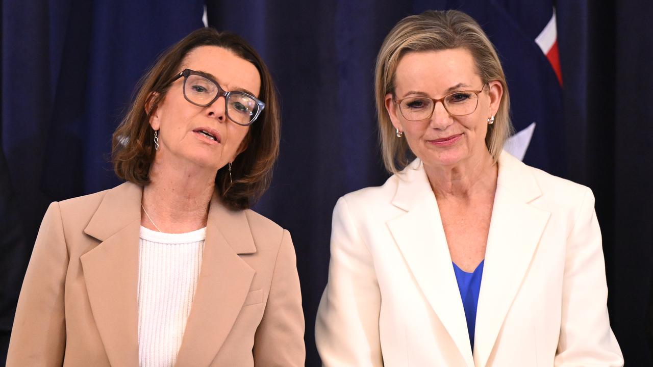 Liberal senator Anne Ruston and Sussan Ley