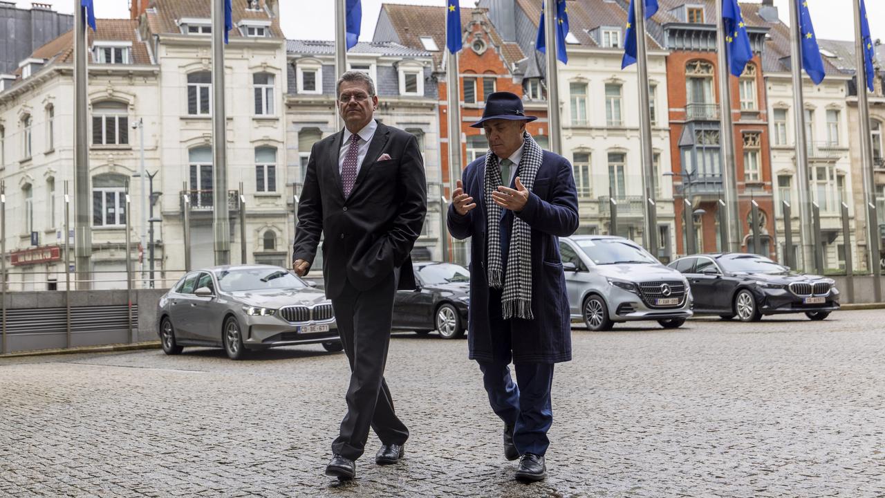 Maros Sefcovic and Don Farrell