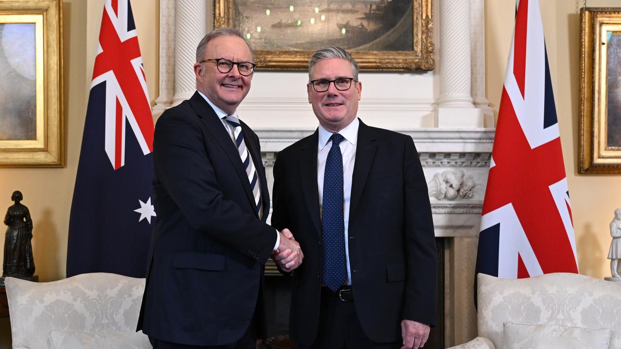 Anthony Albanese and UK Prime Minister Keir Starmer