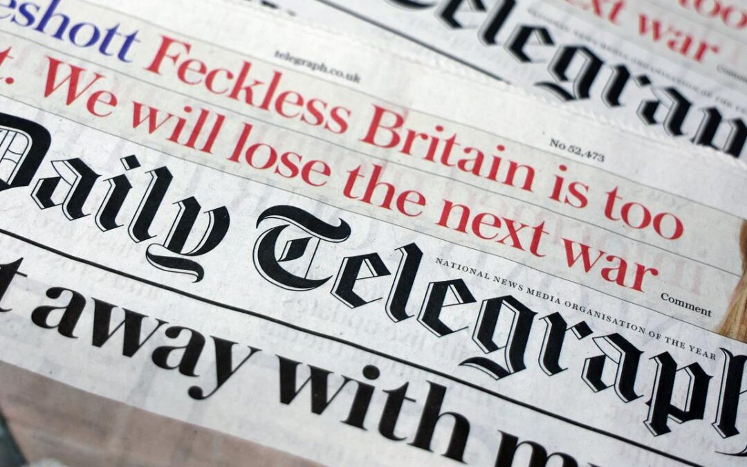 UK halts Daily Mail-Telegraph deal over public interest