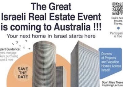 Property Bargain. Come and get it Aussies! Stolen Palestinian land!