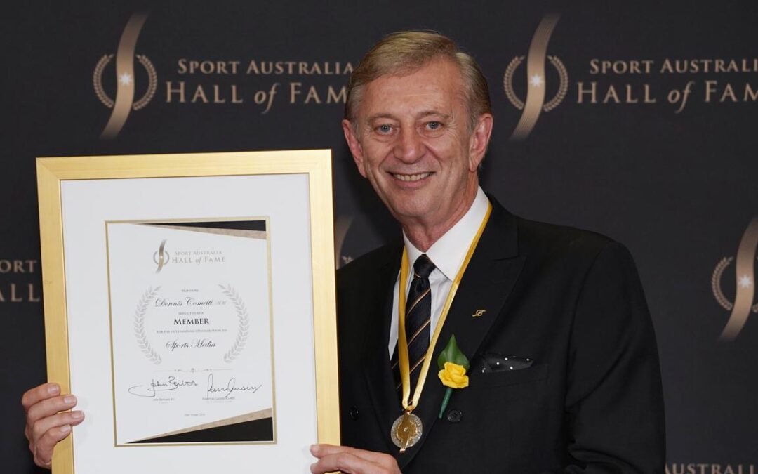 Centimetre perfect: broadcast doyen Dennis Cometti dies