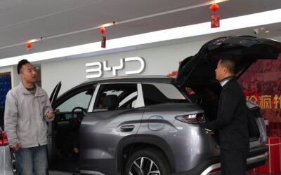 BYD experiences first profit drop since 2021