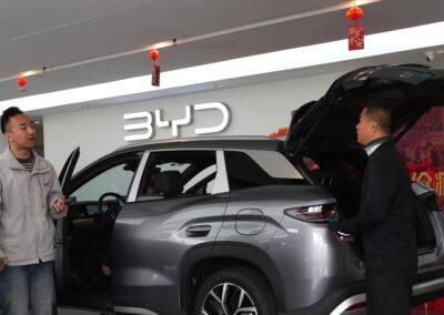 BYD experiences first profit drop since 2021
