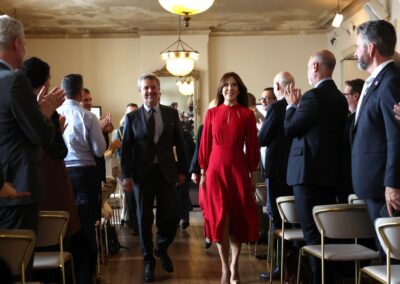 ‘A bit of glamour’: royal sighting leaves fans smiling