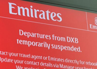 Australians stranded in Middle East as airspace shuts