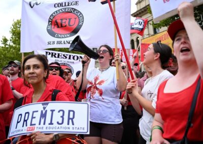 ‘Complete joke’: teachers pencil in protracted pay war