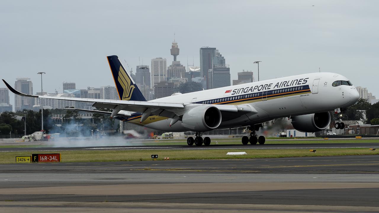 A Singapore Airlines plane (file image)