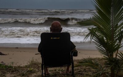 ‘It doesn’t get more powerful’: huge cyclone closes in