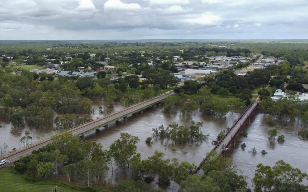 Town on high alert in cyclone’s wake amid flood fears