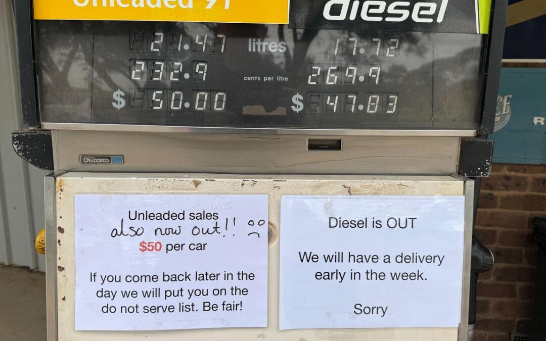 ‘Never seen this’: fuel shortages hit farming towns