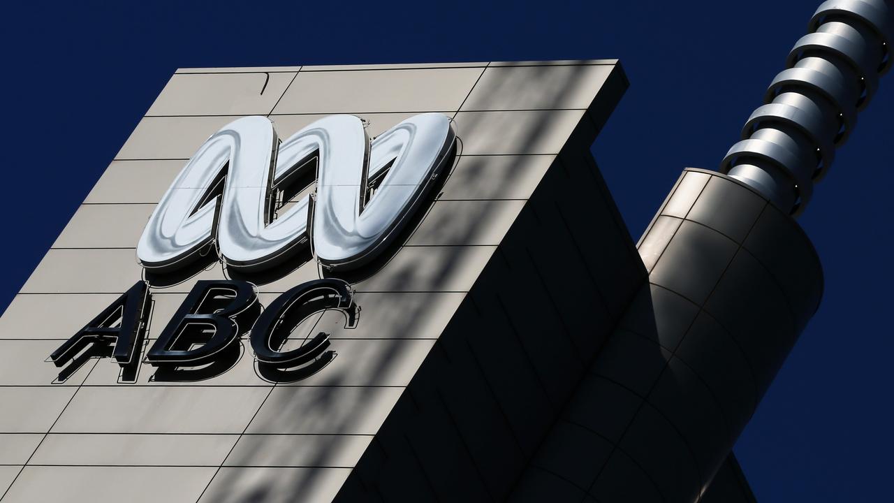 Signage at the ABC offices in Sydney (file image)