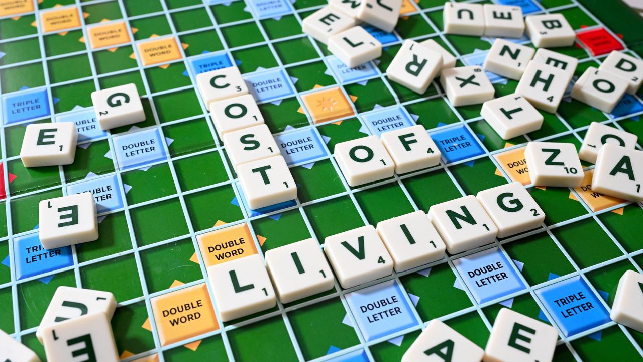 The words 'Cost of Living' on a Scrabble board (file image)