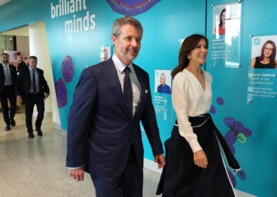 Danish royals embrace green streak on Australian tour