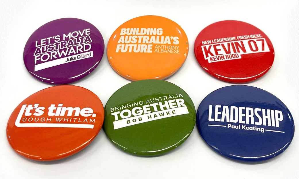 Australian Labor Party campaign slogan. Image: Labor Shop