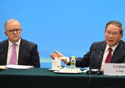 Australia, China phone call focuses on energy security