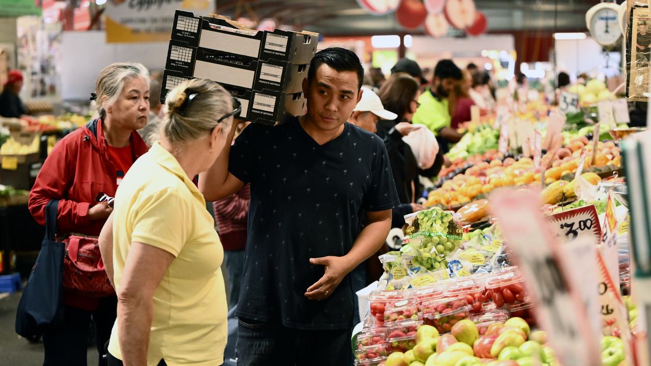 Fresh produce for sale ahead of Easter
