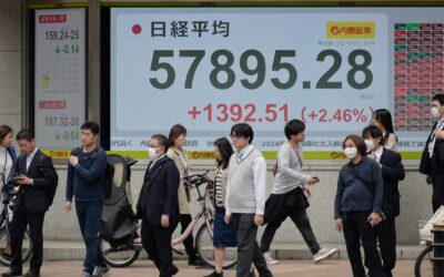 Stocks gain, dollar retreats on hopes for end to war