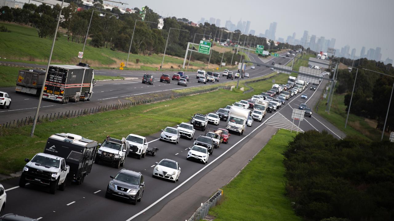 Heavy traffic in Melbourne