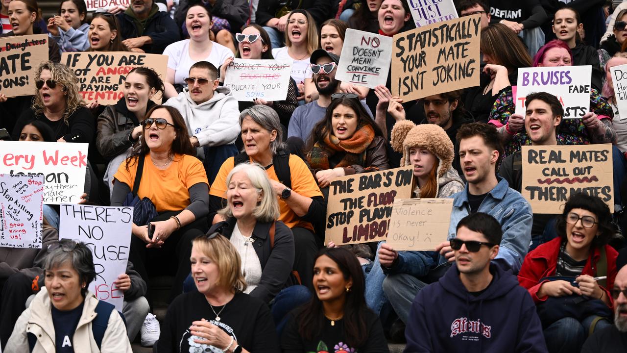 What Were You Wearing rally in Melbourne,