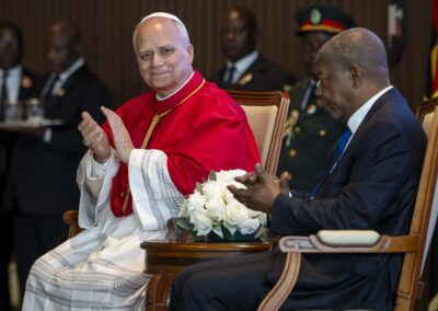 Pope in Angola decries ‘despots’ who exploit resources