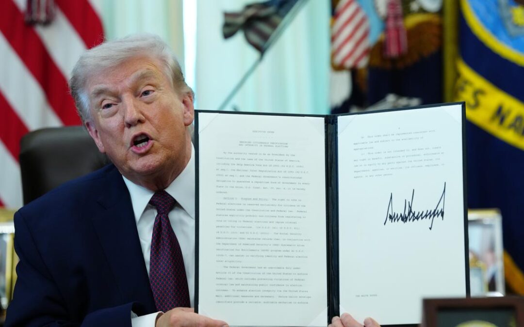 Trump signs order tightening US mail-in voting rules