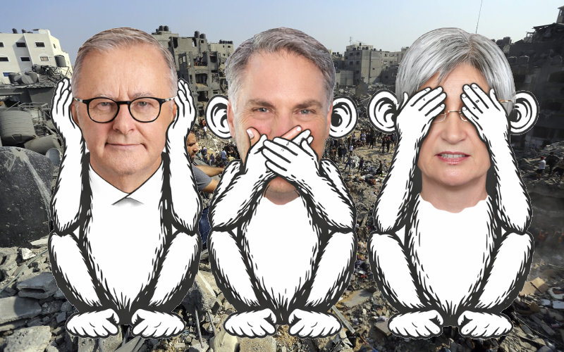 Australian leaders as wise monkeys