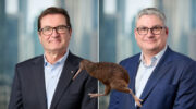 Future fund chairman and CEO with Kiwi bird