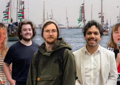 Setting sail for Gaza. Australian activists joining largest ever flotilla