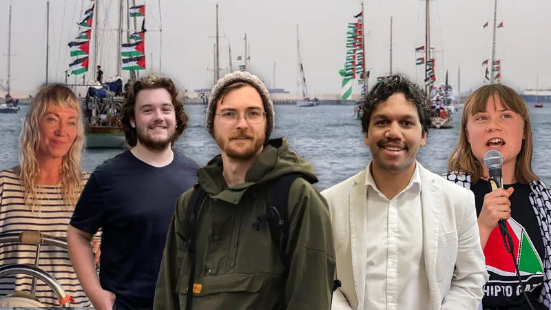 Setting sail for Gaza. Australian activists joining largest ever flotilla