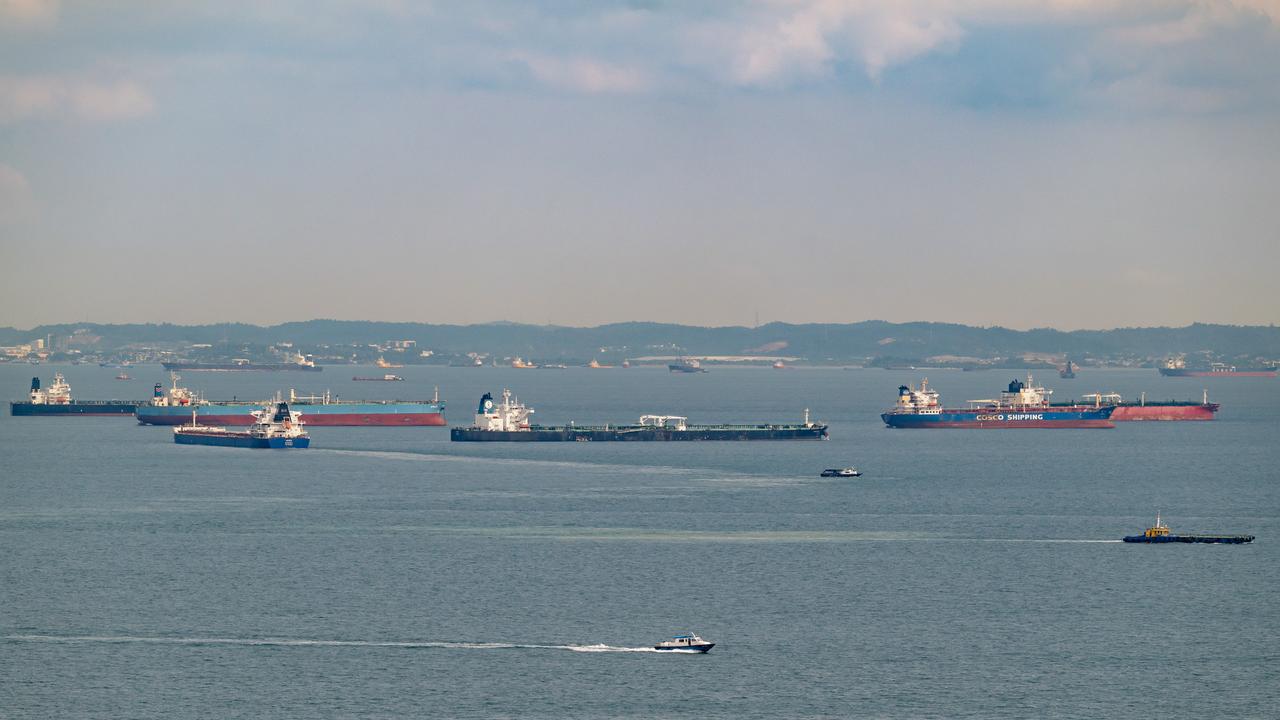 Ships in the Singapore Strait