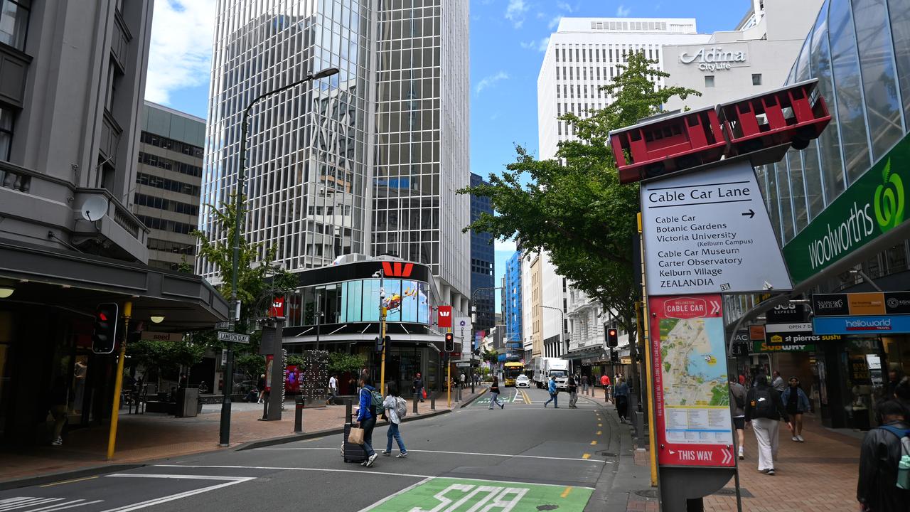 A general view of the CBD in Wellington