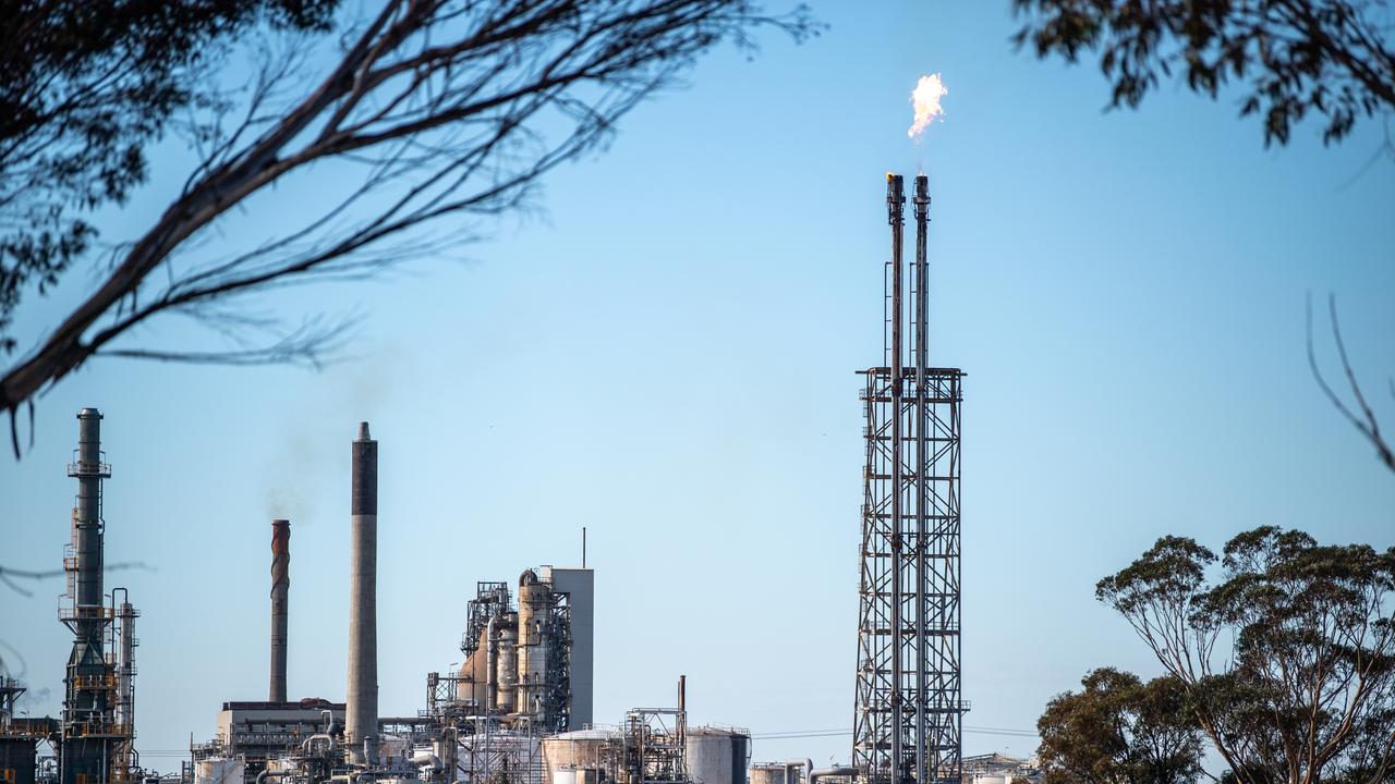 General view of Viva Energy Geelong refinery
