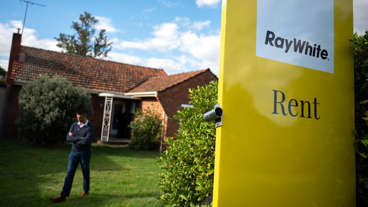 A rental property on the market in Melbourne (file image)