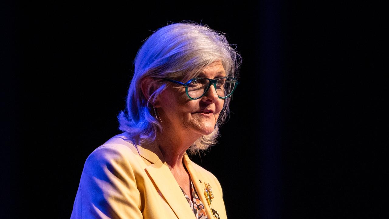 Governor General Sam Mostyn speaks at the Women Deliver conference