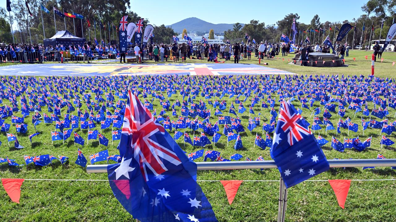 Canberra anti-immigration rally