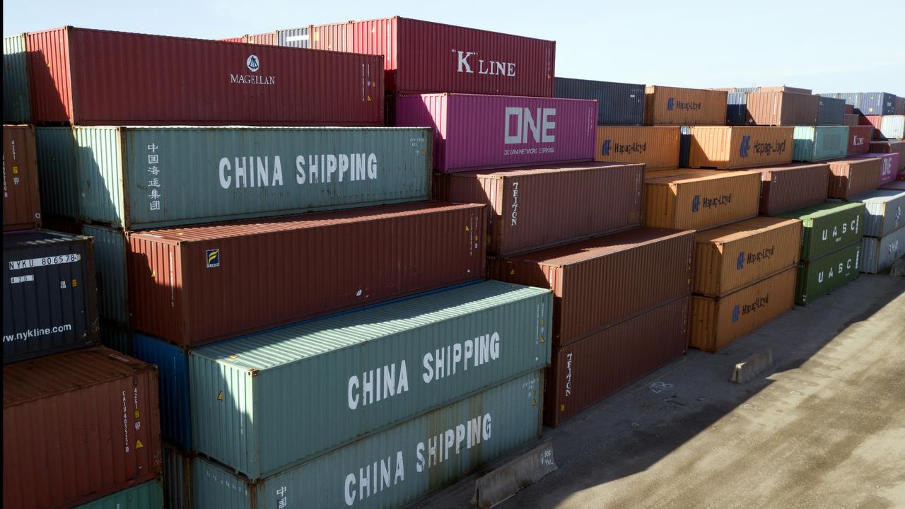China Shipping Company containers