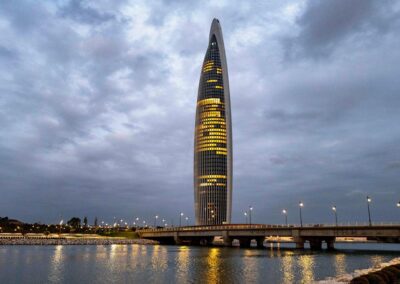 Morocco opens rocket-inspired skyscraper