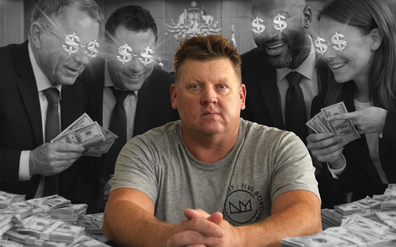 Simon Turner v BHP. Image: Camillia Bradley