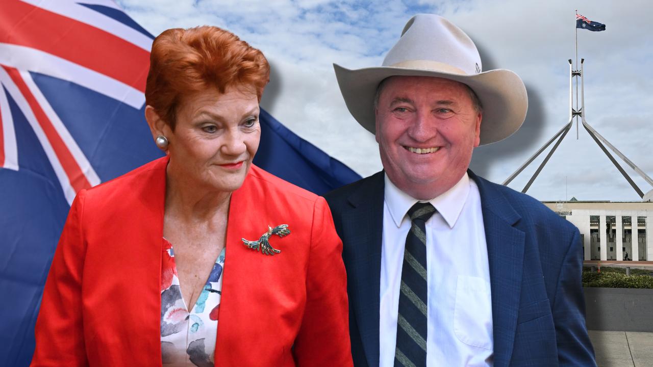 Pauline Hanson and Barnaby Joyce