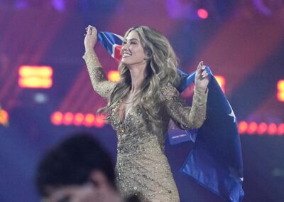 Goodrem sings for Australia in Eurovision final