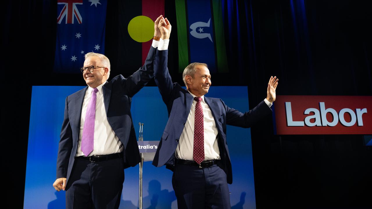 Anthony Albanese and Roger Cook (file image)