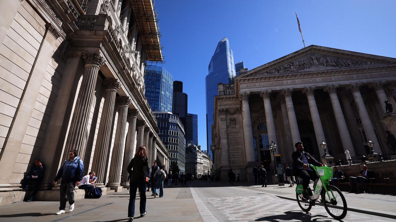 Bank of England in London, Britain