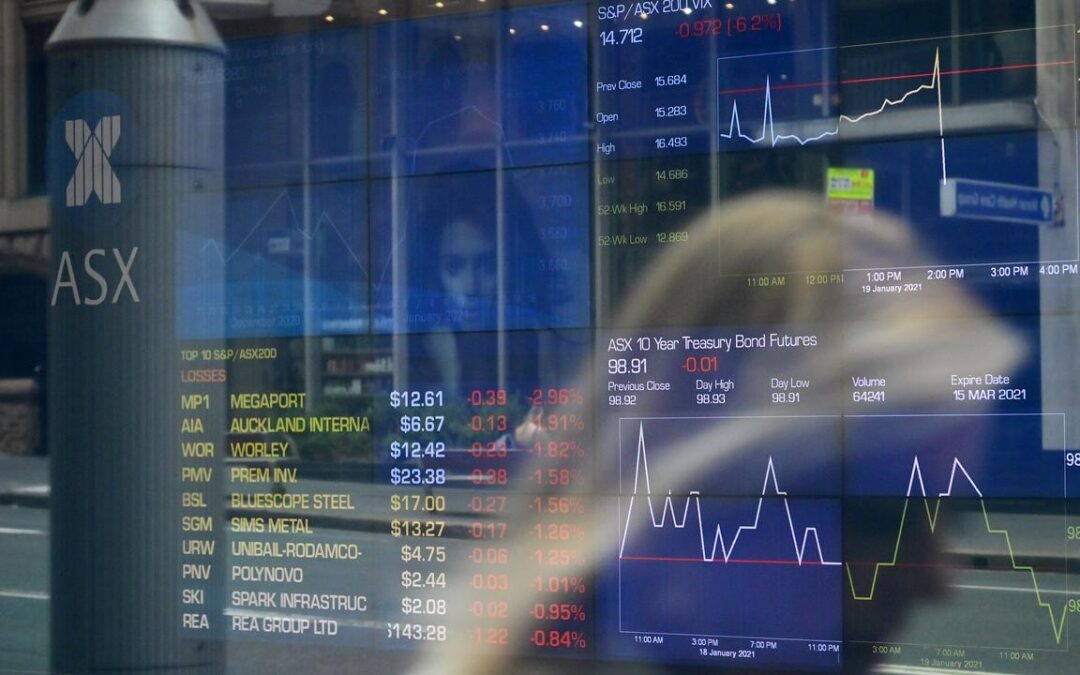 Australian shares dip as global bond rout continues