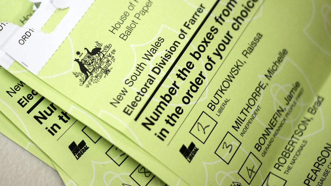 Farrer midterm election ballot