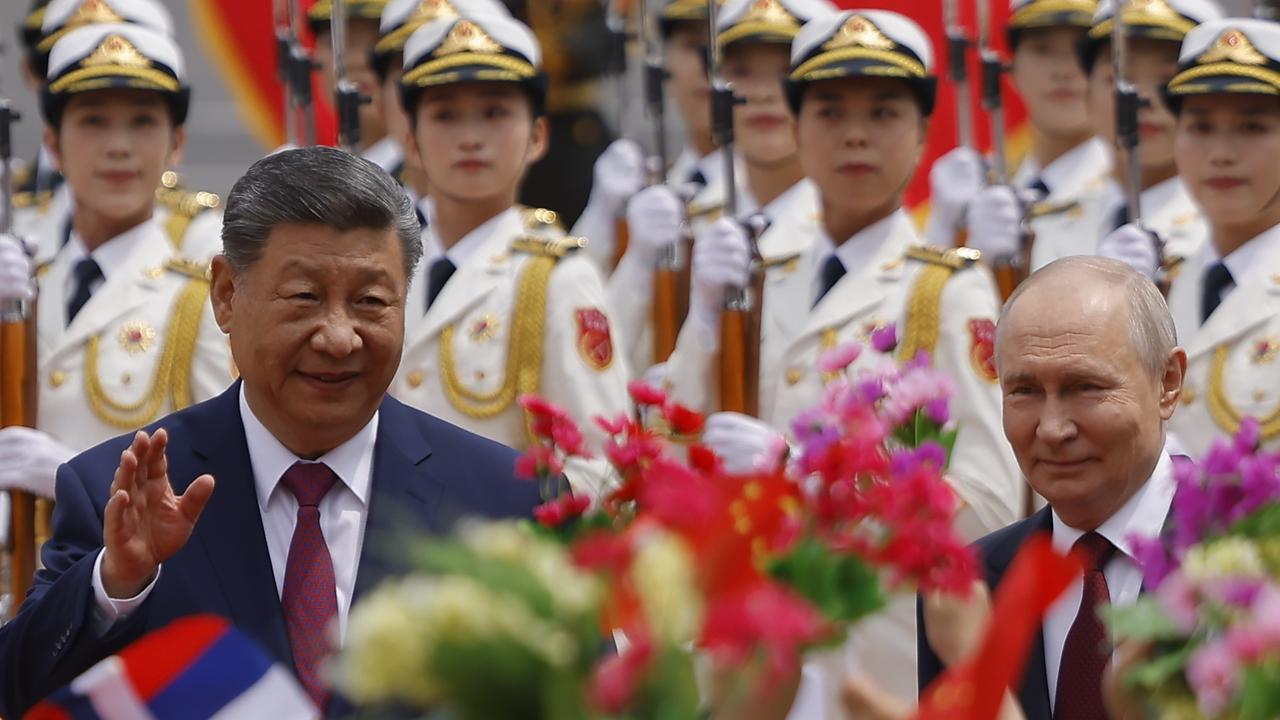 Russian President Vladimir Putin, Chinese President Xi Jinping